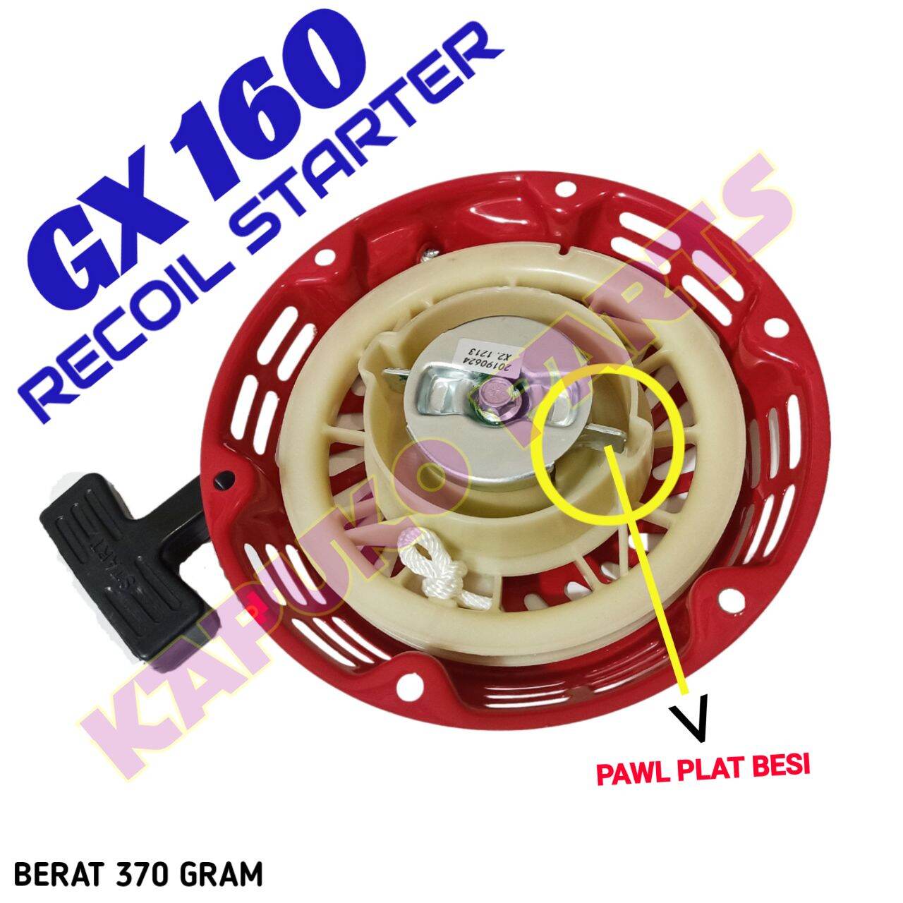 GX 160 KAP ENGKOL RECOIL STARTER MODEL PAWL PLAT BESI UNTUK MESIN