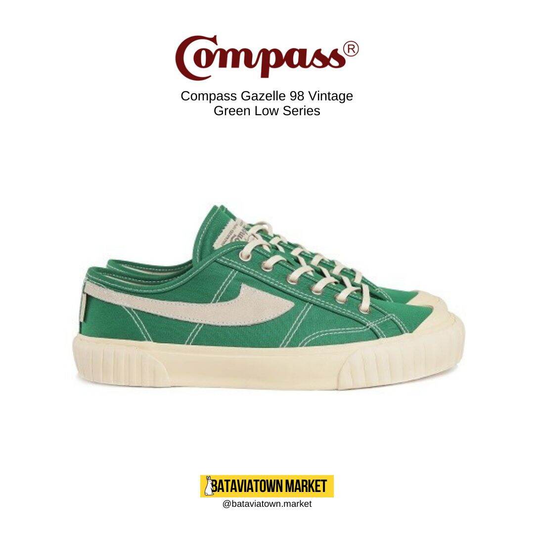 Sepatu Compass Gazelle Vintage Green Low Series Lazada Indonesia