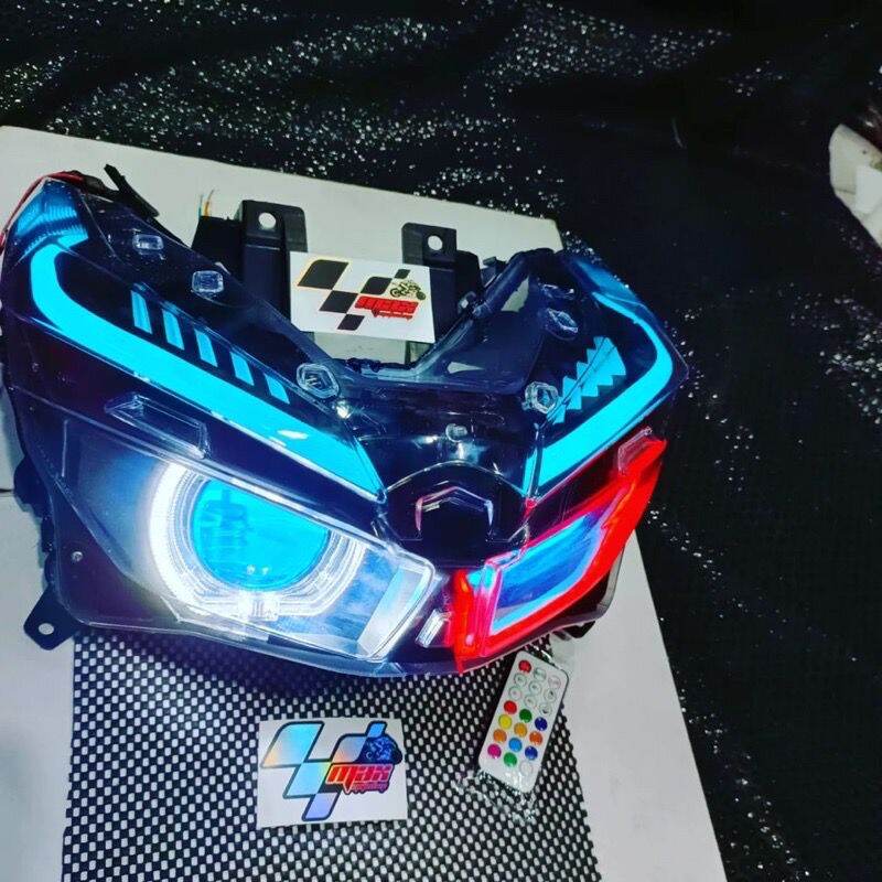 Projie Biled Aes Wst Vario Fullset Headlamp Original Merah