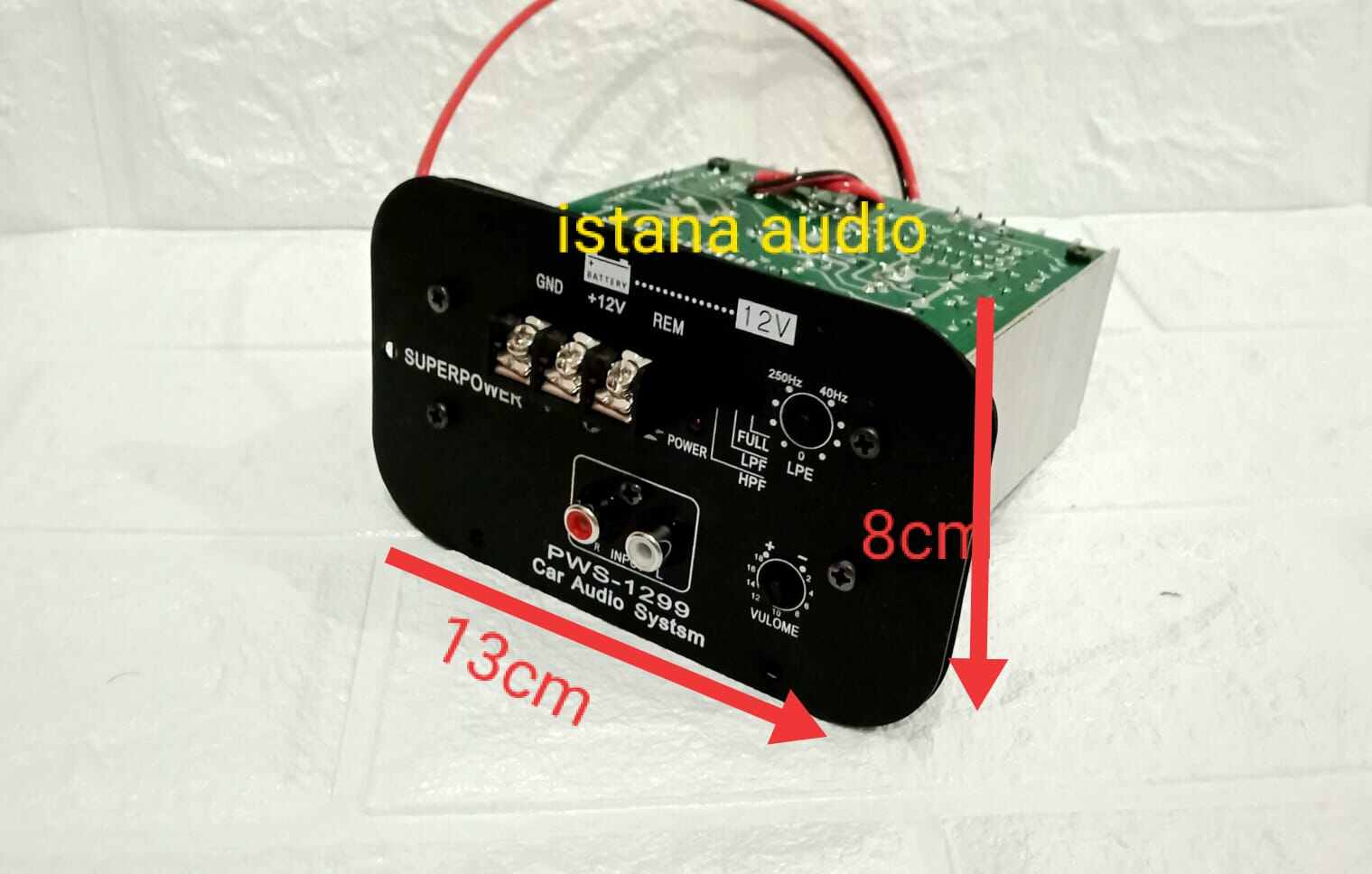 Kit Basstube Mobil Modul Aktif V Watt Input Tenaga Kuat Lazada