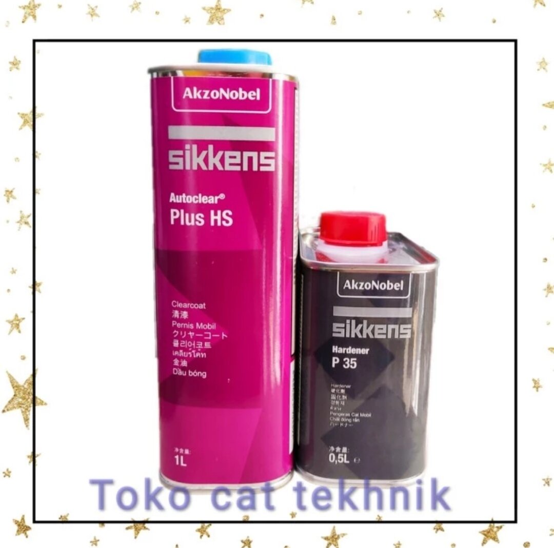 Clear Coat Pernis Sikkens Hs Plus L Set Hardener P Lazada Indonesia