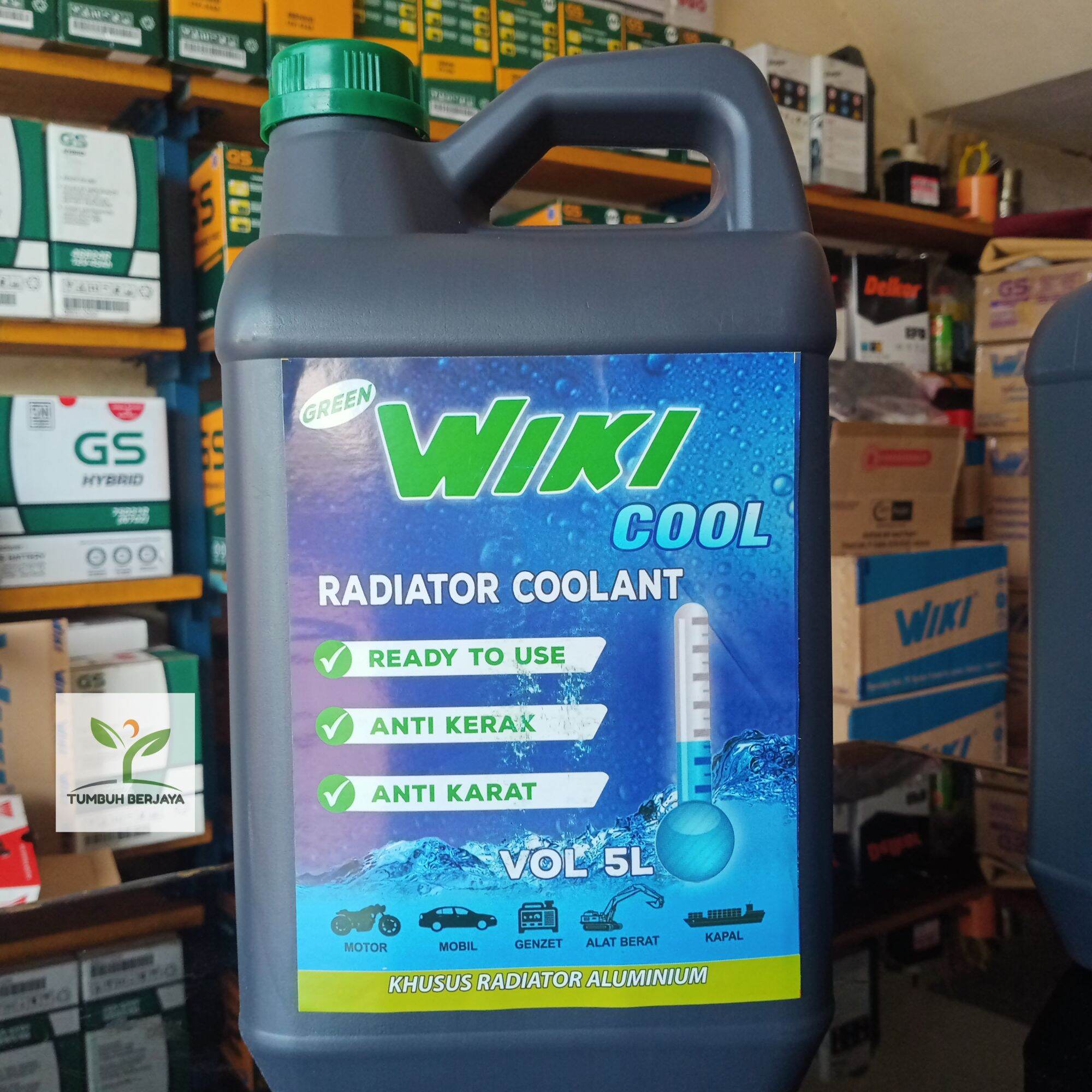 Air Radiator Coolant Wiki Cool Hijau Liter Kualitas Super Lazada