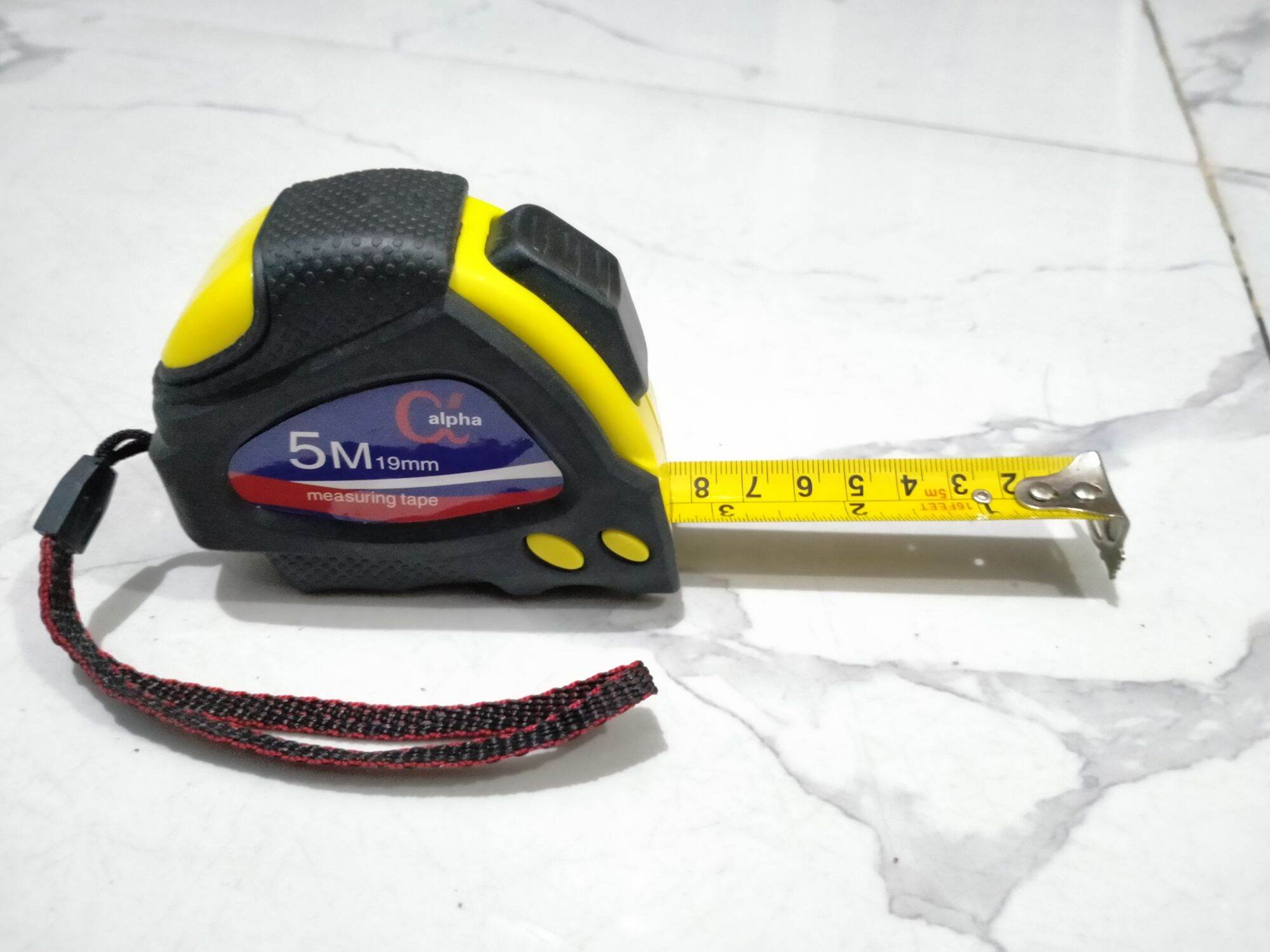 Meteran 5M Tukang Bangunan Roll 5 Meter 5 M Jaket Measuring Tape Rol