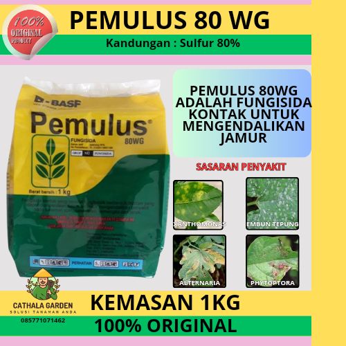 Pemulus Wg Kemasan Kg Fungisida Bahan Aktif Sulfur Untuk