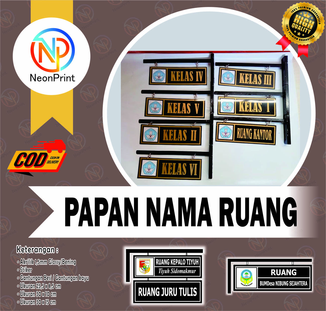 Papan Nama Ruang Free Desain Lazada Indonesia