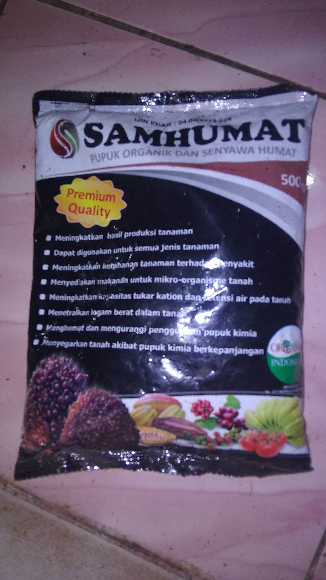 Pupuk Organik SAMHUMAT 500 Gram Lazada Indonesia