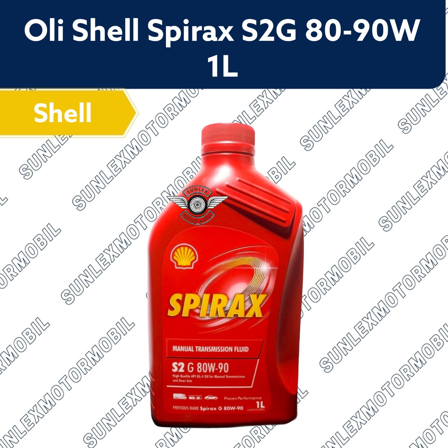 1L 1000ML OLI SHELL SPIRAX S2 G 80W 90 OLI PERSNELING TRANSMISI