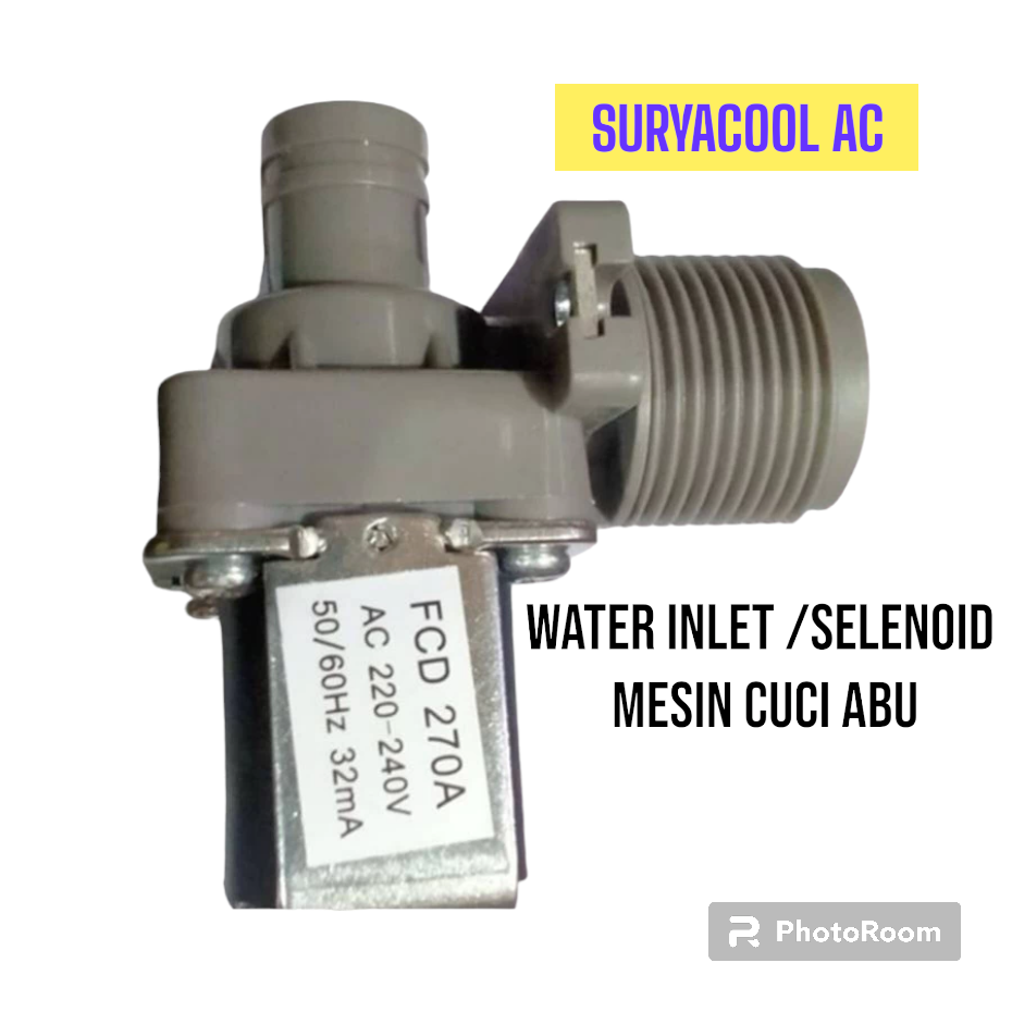 Water Inlet Selenoid Abu Mesin Cuci 1 Tabung Lazada Indonesia