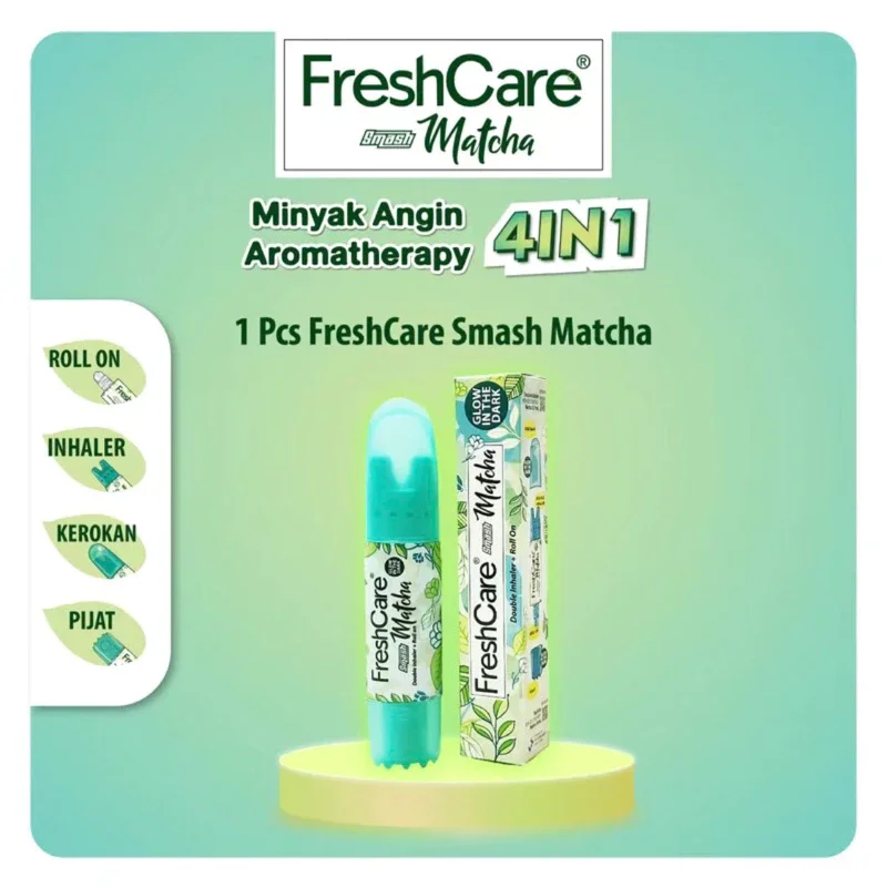 Freshcare Smash Matcha 4 In 1 Double Inhaler Roll On Lazada Indonesia