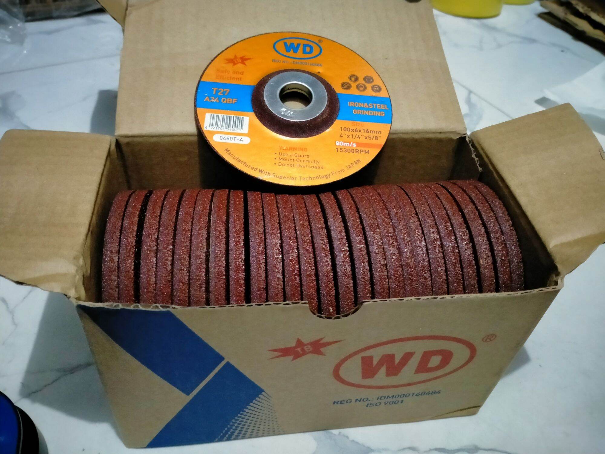 1box Wd Poles 25pcs Batu Gerinda Wd Tebal 4 X 6 1dus Isi 25pcs Lazada