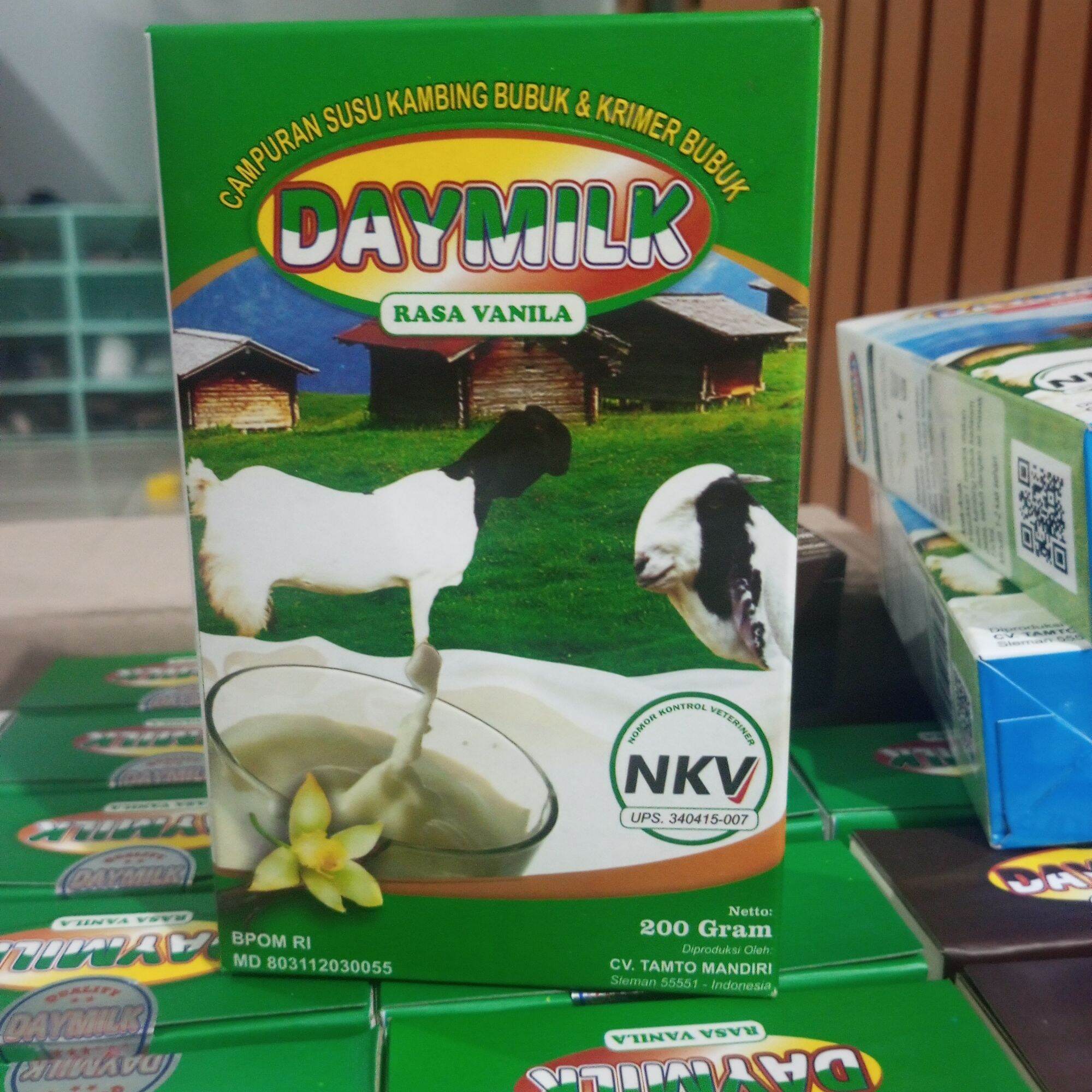 Daymilk Susu Kambing Rasa Vanilla Susu Kambing Etawa Bubuk 200gr