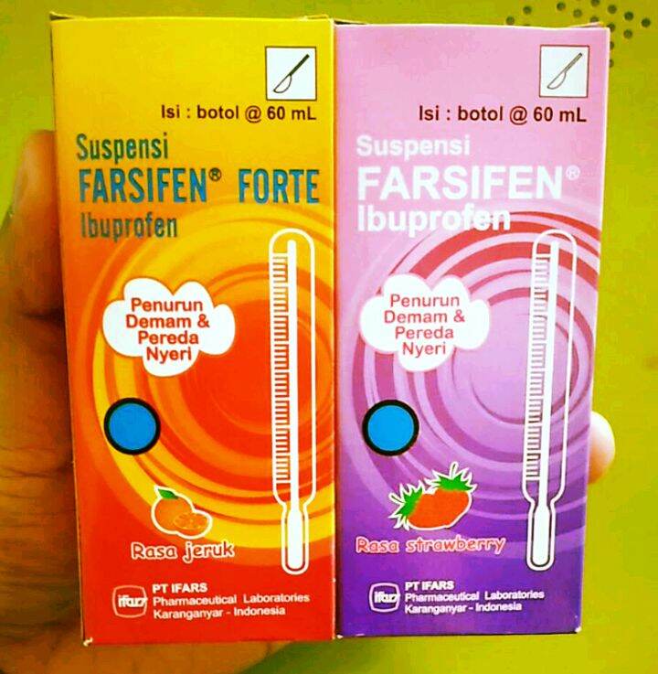 FARSIFEN FORTE Sirup 60 ML Obat Pereda Sakit Kepala Gigi Turun