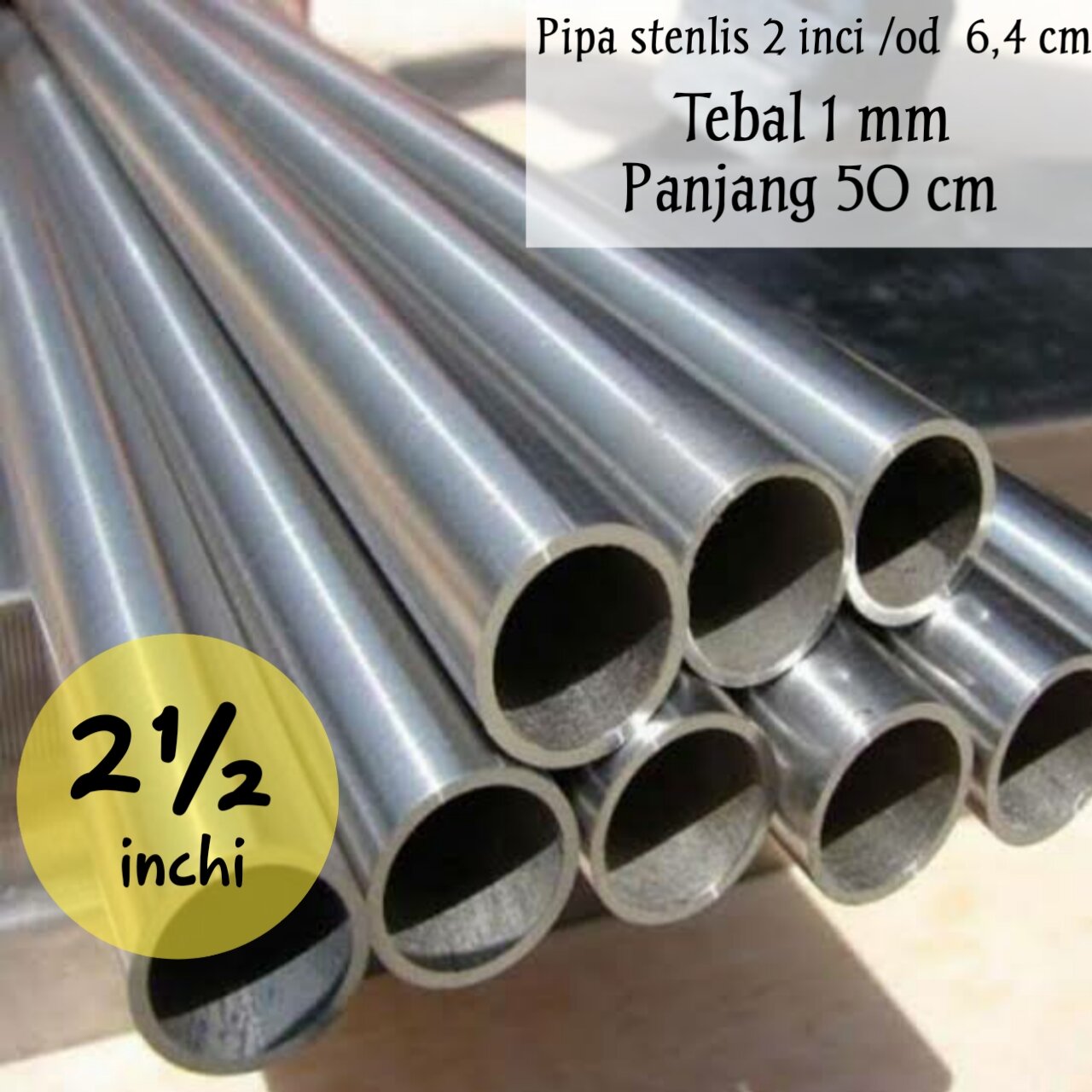 Pipa Stenlis Inci Cm Tebal Mm Pipa Stainles Pipe Stainless