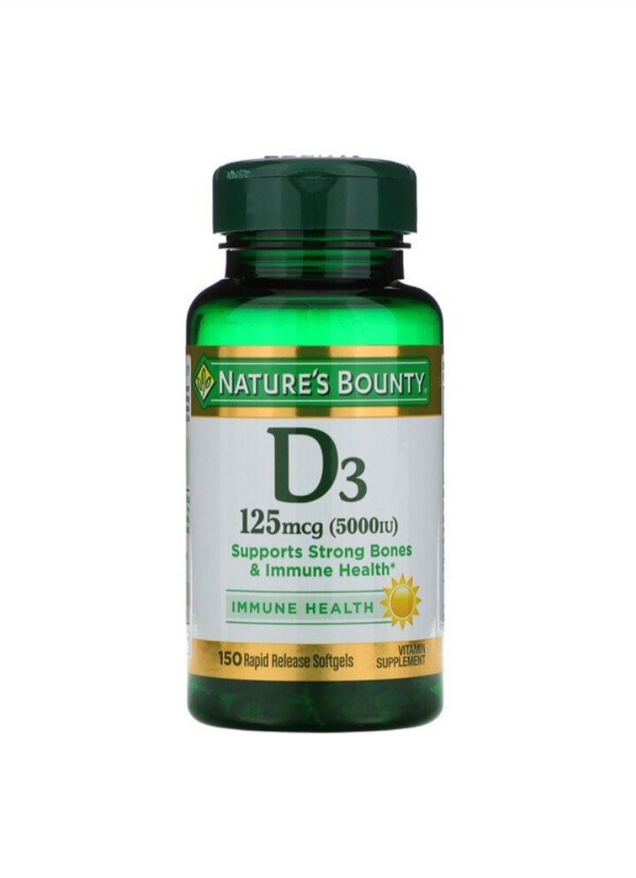 Nature S Bounty D3 5000 IU Vitamin D3 5000iu 150 Softgel Lazada Indonesia