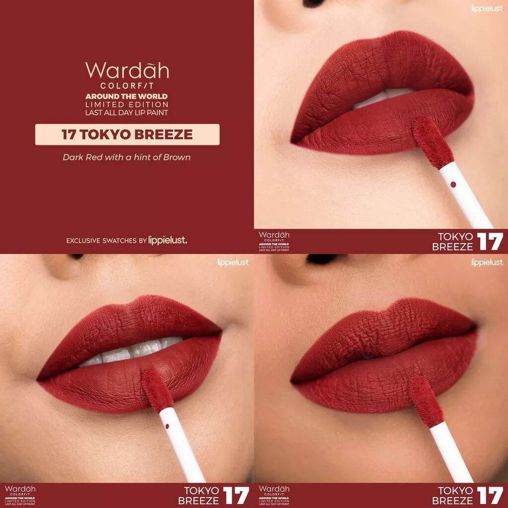 WARDAH Colorfit Last All Day Lip Paint 4 2 Gr Tahan Lama Dan