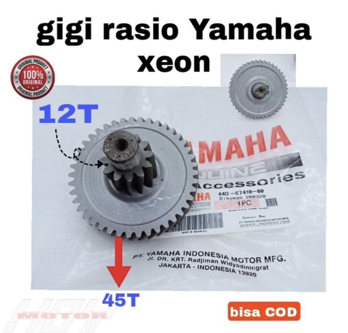 Gigi Gear Gir Rasio Yamaha Xeon RC Karbu 12 42T Original Lazada Indonesia