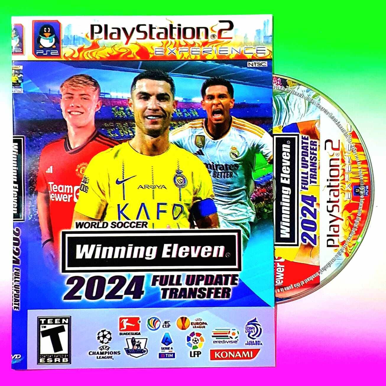 KASET CD GAME PS2 BOLA WINNING ELEVEN 2024 TERBARU ALL TRANFER KASET