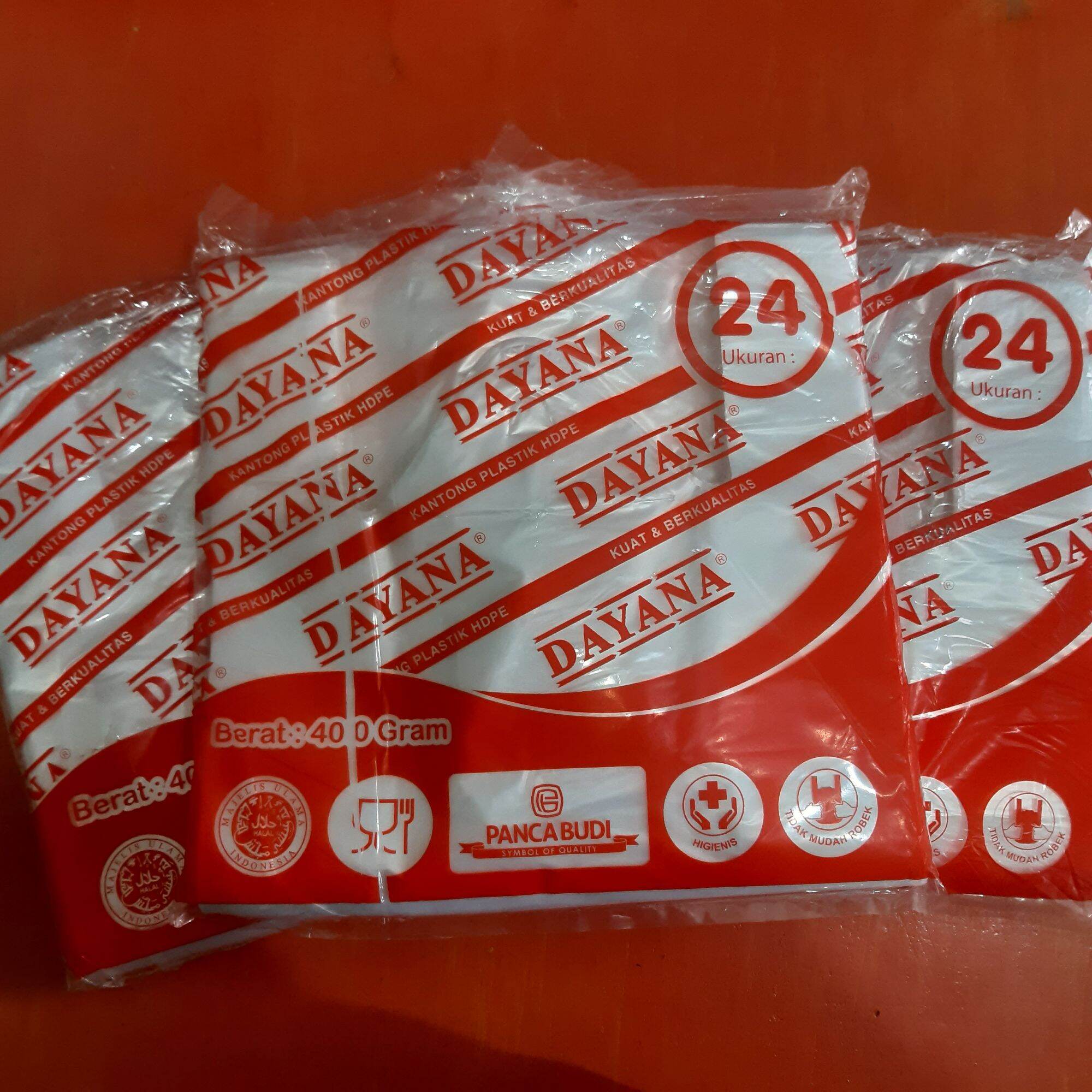 PROMO 1PAK PLASTIK HDPE KANTONG DAYANA 400gram Lazada Indonesia