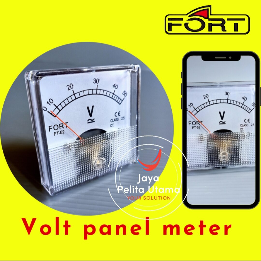 Analog Volt Meter V Ac Dc Fort Lazada Indonesia