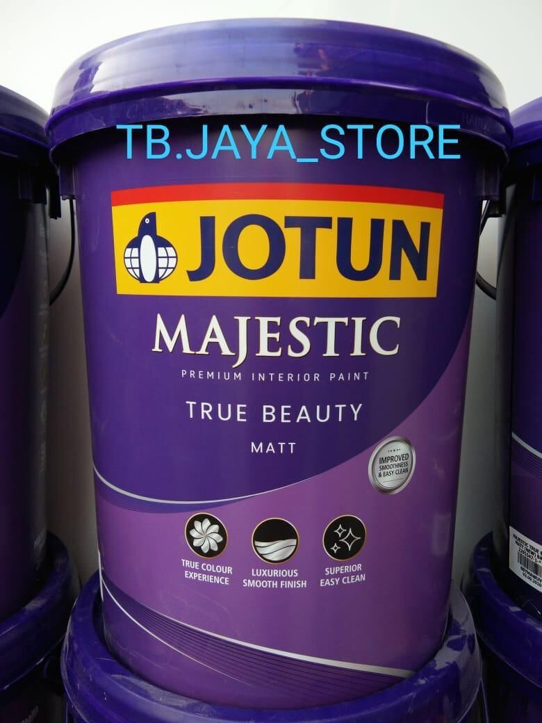 Jotun Majestic True Beauty Matt L Cat Tembok Putih Chi Lazada