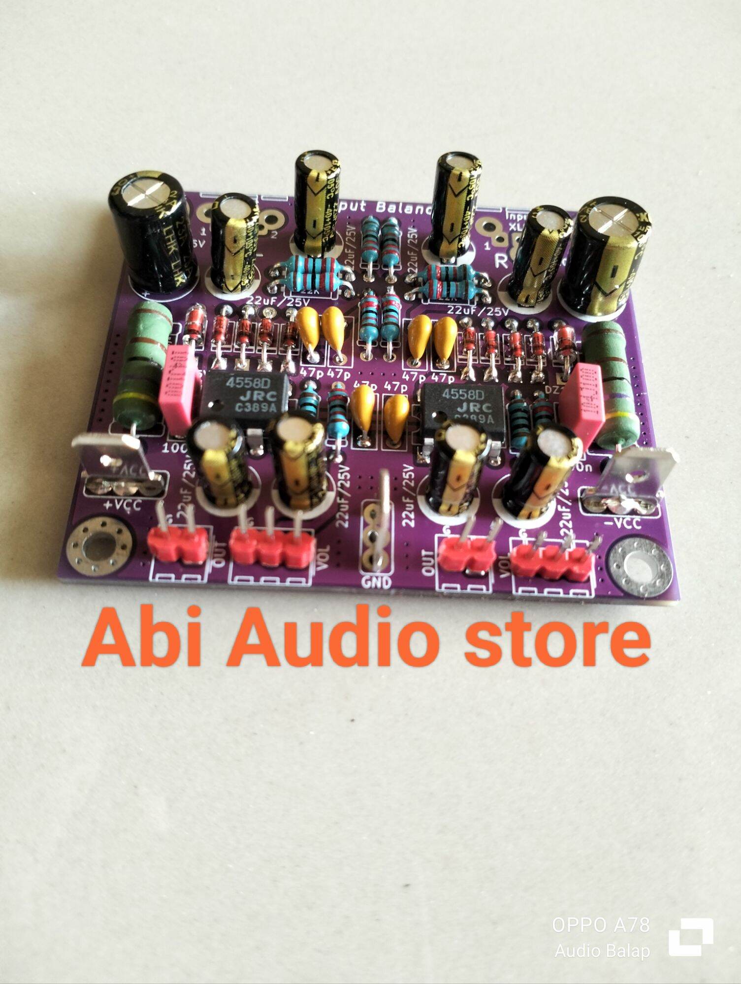 Kit Input Balance Stereo Power Amplifier Lazada Indonesia