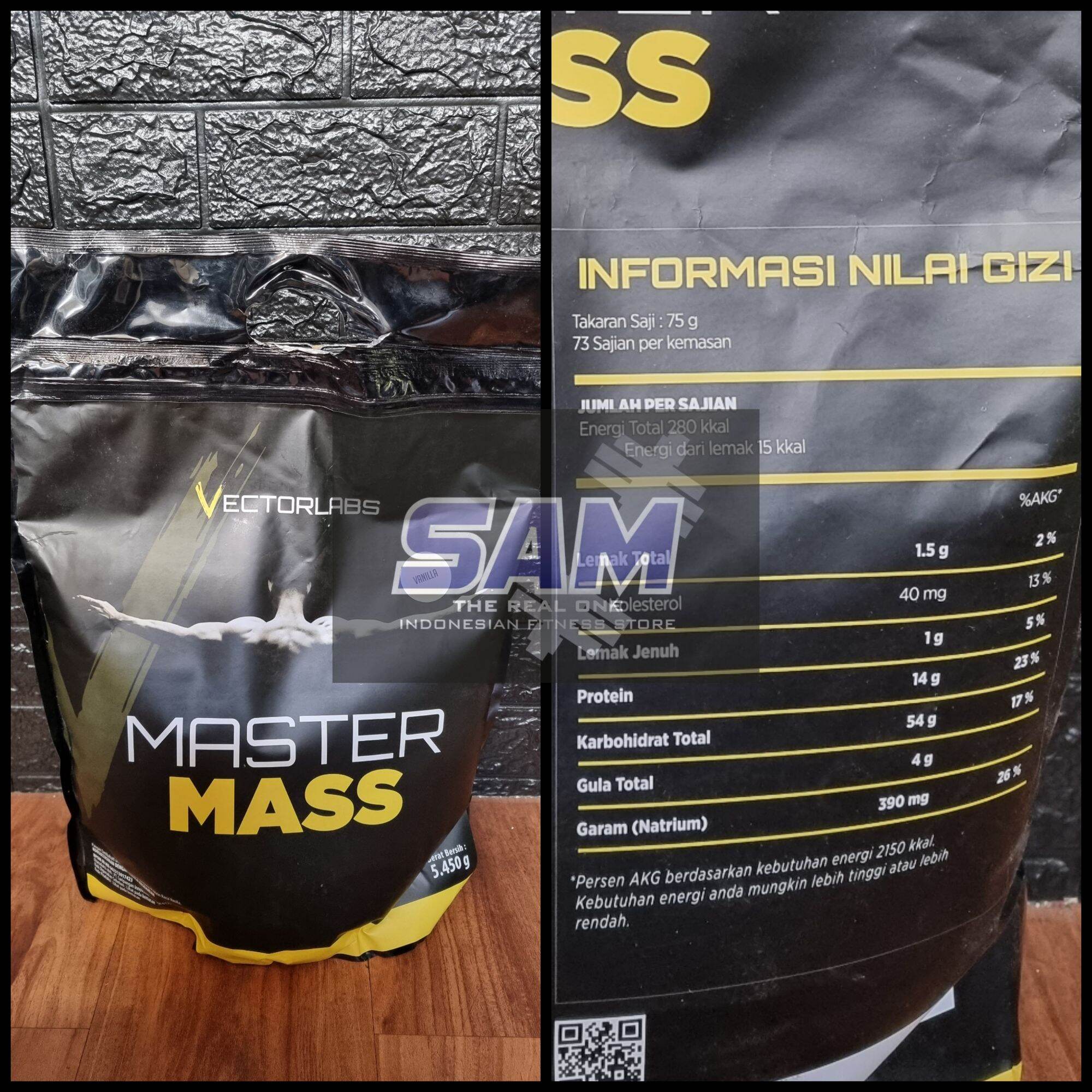 Suplemen Fitness Vectorlabs Master Mass Lb Gainer Vector Labs