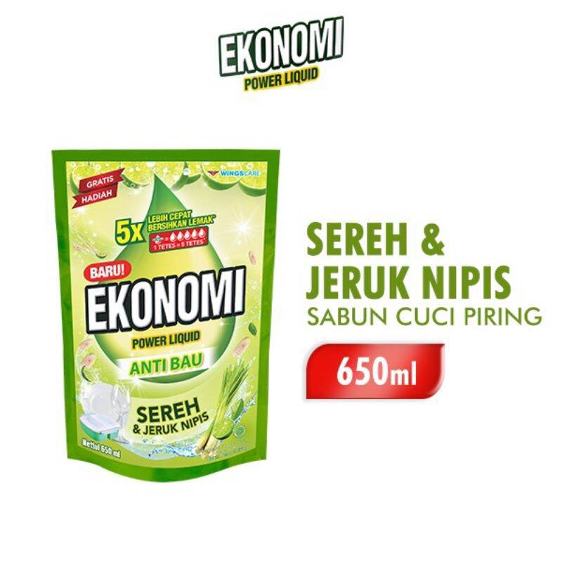 Ekonomi Power Liquid Sabun Cuci Piring 650 Ml All Varian Lazada Indonesia