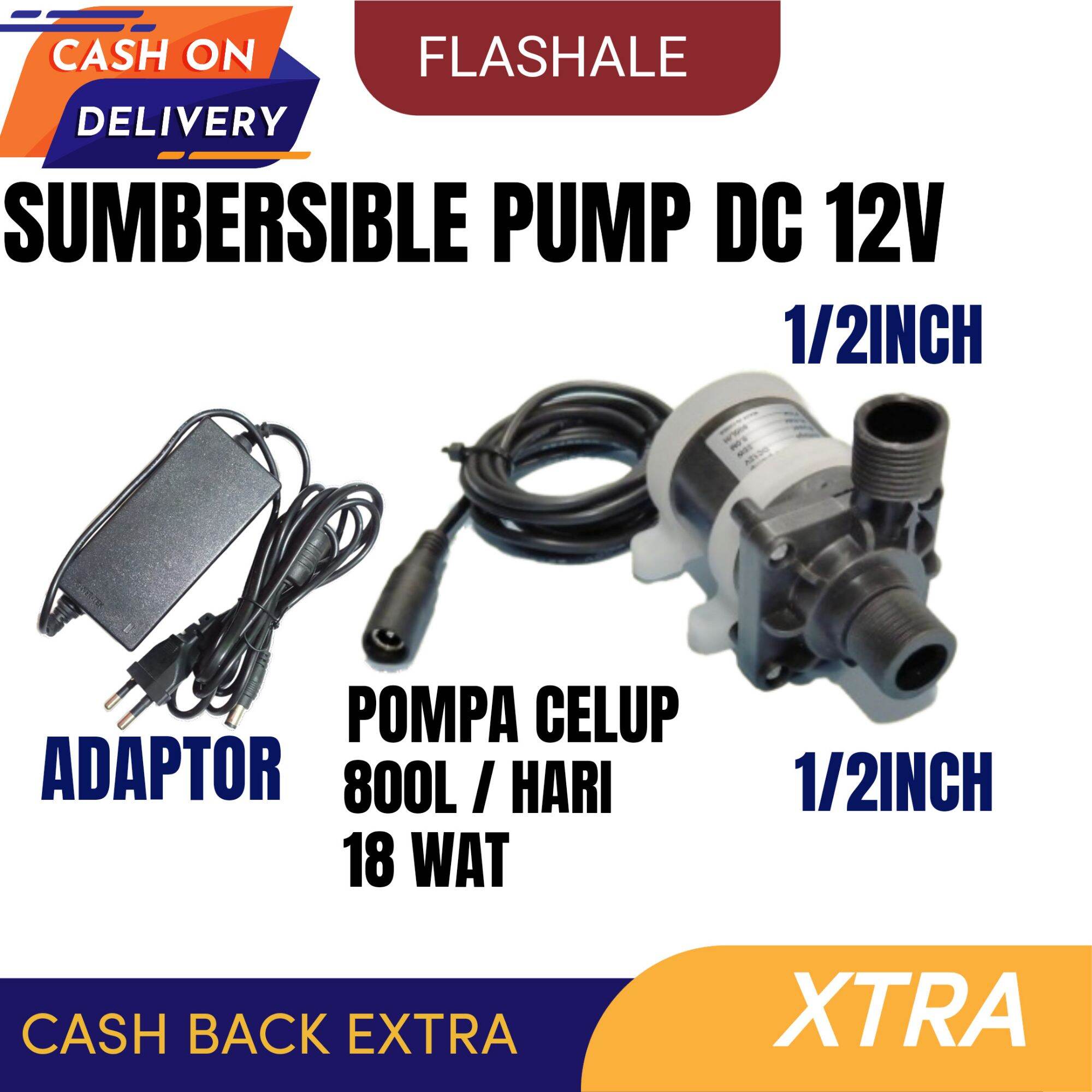 Pompa Celup Dinamo Pompa Dc V Sumbersible Dan Adaptor Pompa Air