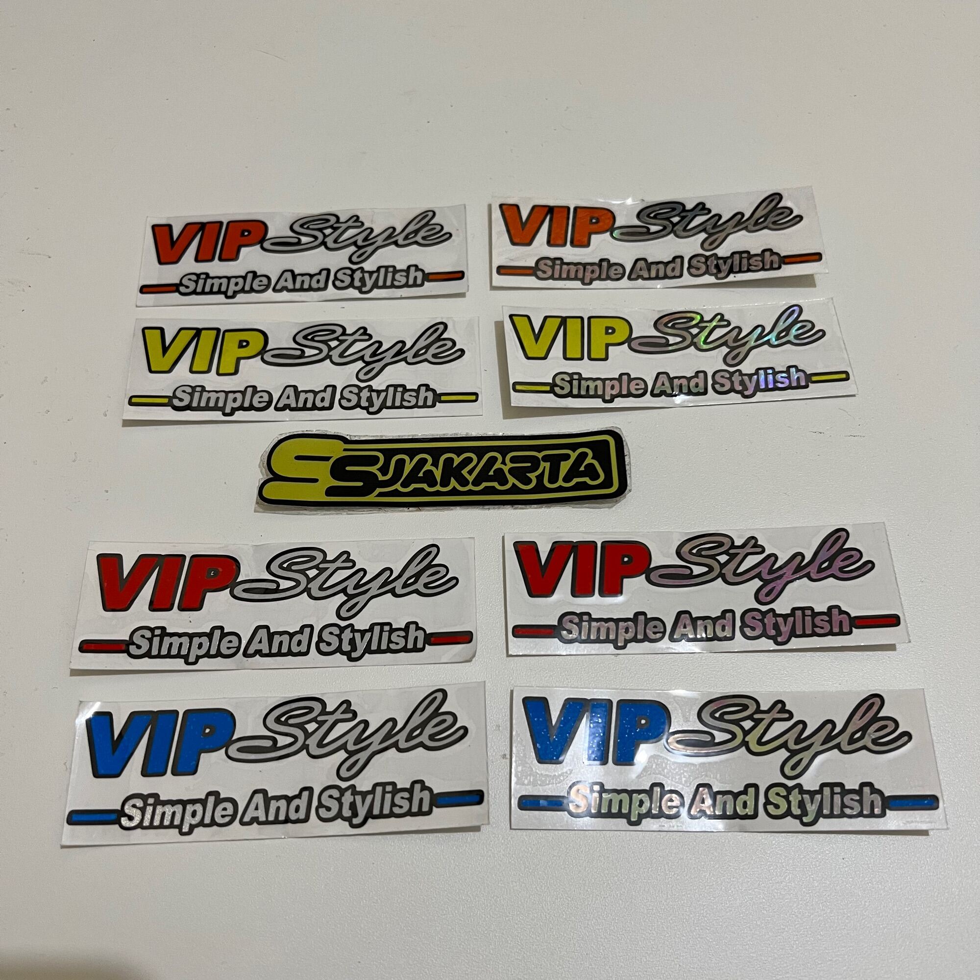 STIKER STICKER VIP STYLE SIMPLE AND STYLISH CUTTING Lazada Indonesia