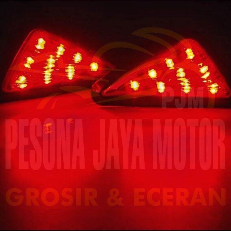 Sen Tempel Segitiga LED Universal Buat R15 V2 R15 V3 Cbr 150r Gsx 150r