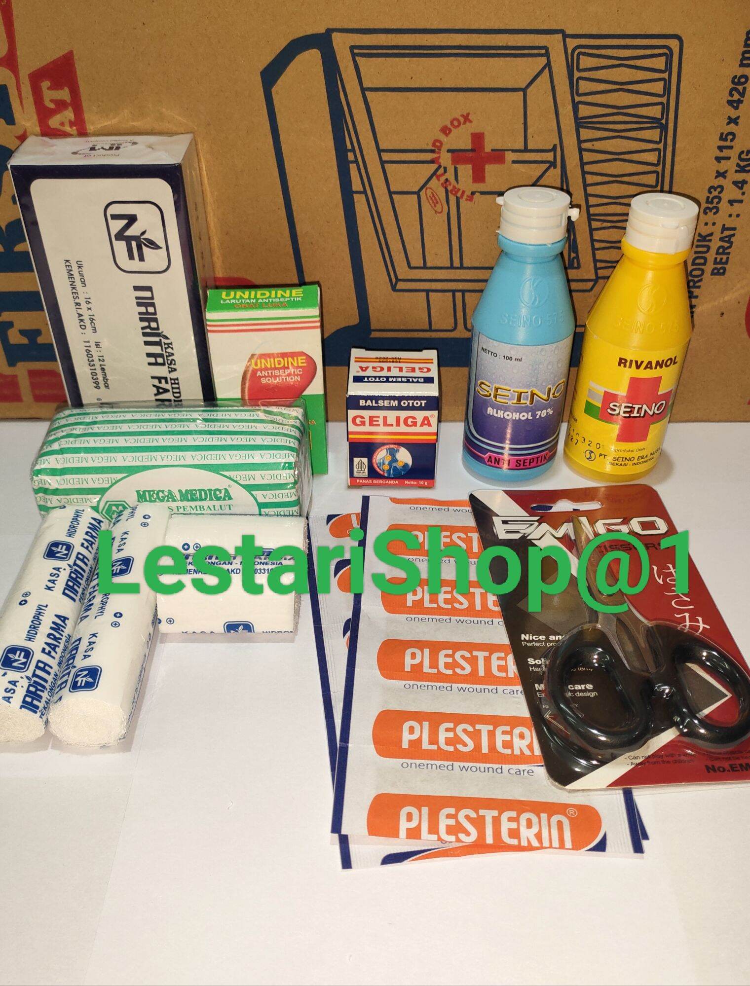 Isi Kotak P K Bma Isi Paket P K Murah First Aid Kit Lazada