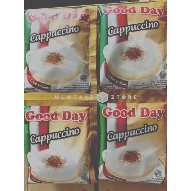 Aneka Sembakoo Good Day Cappuccino 1 Karton Atau 1 Dus Isi 12 Renteng