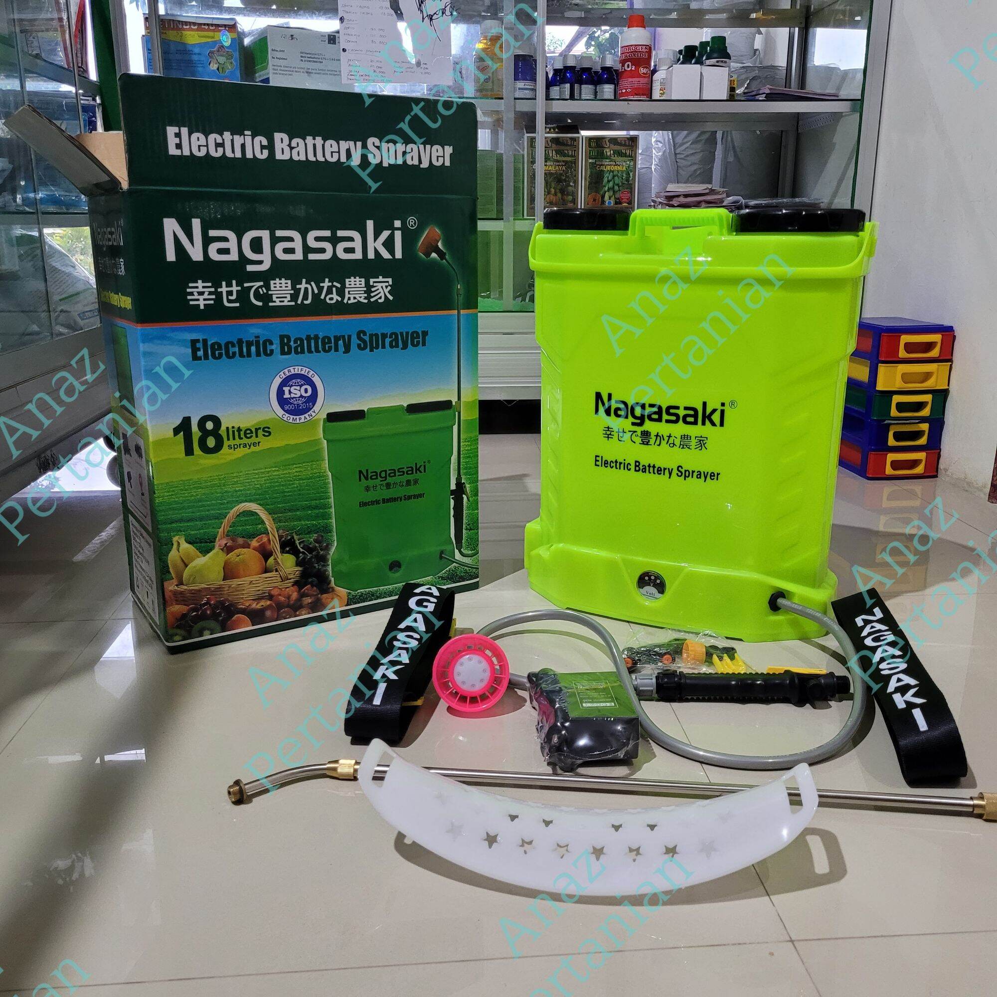 Sprayer Elektrik Nagasaki 18 Liter Alat Tangki Semprot Otomatis