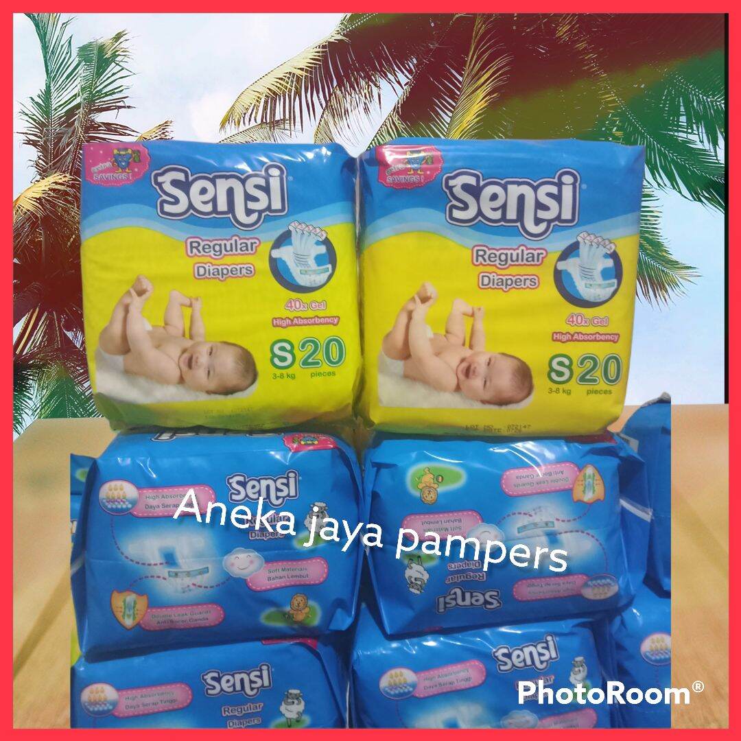 Popok Bayi Sensi Reguler Diapers Isi 40 Pcs Promo Lazada Indonesia