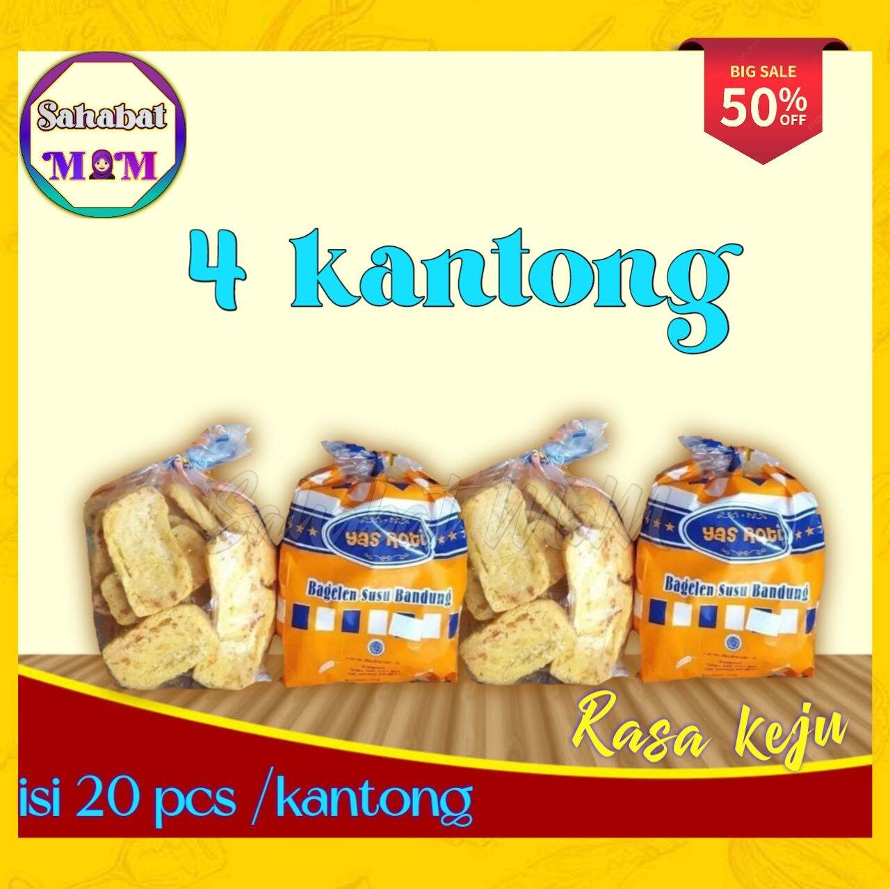 1 DUS ISI 4 BUNGKUS ROTI BAGELEN SUSU BANDUNG RASA KEJU Lazada Indonesia