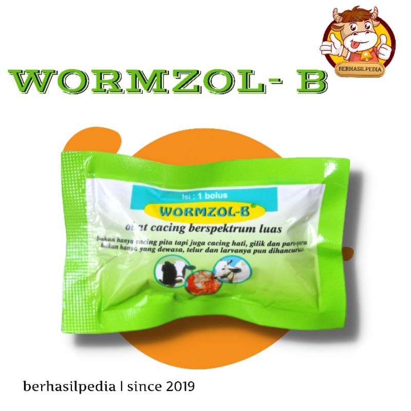 Wormzol Bolus Obat Cacing Spektrum Luas Obat Cacing Sapi Kambing Obat