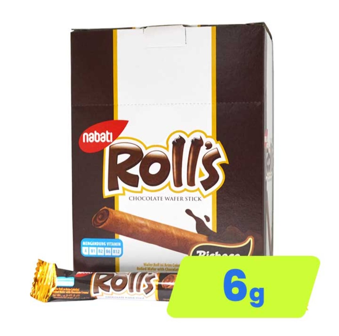 Nabati Richoco Roll Coklat G Box Pcs Lazada Indonesia