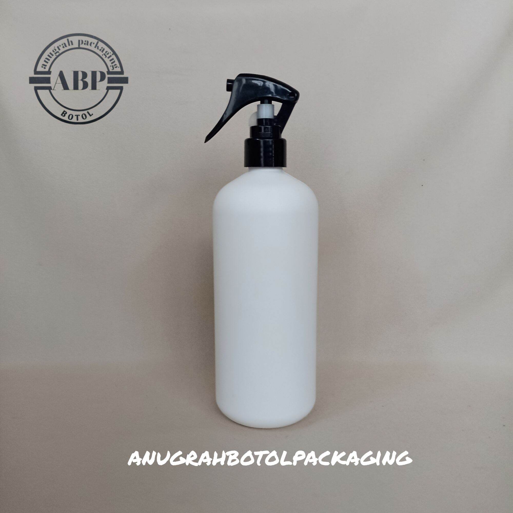 Botol Spray Trigger 500 Ml Hdpe Putih Tutup Mini Trigger Burung Botol