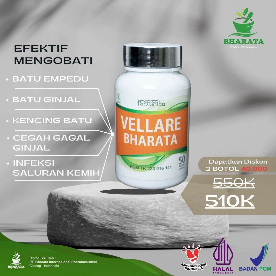 Vellare Bharata Obat Batu Ginjal Obat Batu Empedu 100 Original