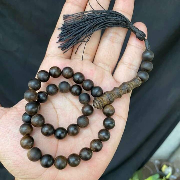 Tasbih Gaharu Kalimantan Tenggelam Mm Asli Super Butir