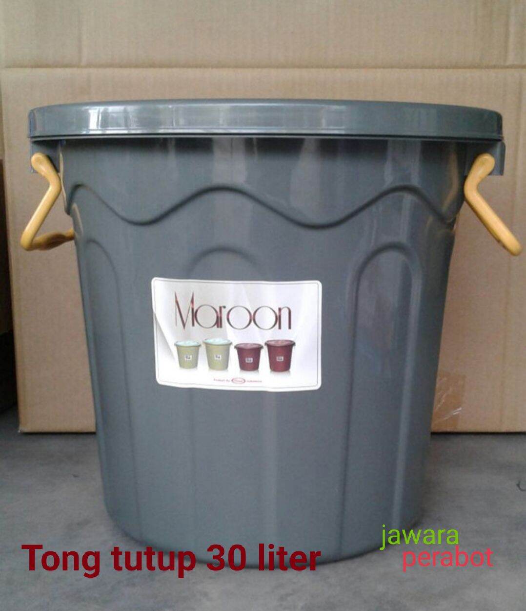 Promo Murah Cod Ember Tutup Plastik Liter Jumbo Warna Tong