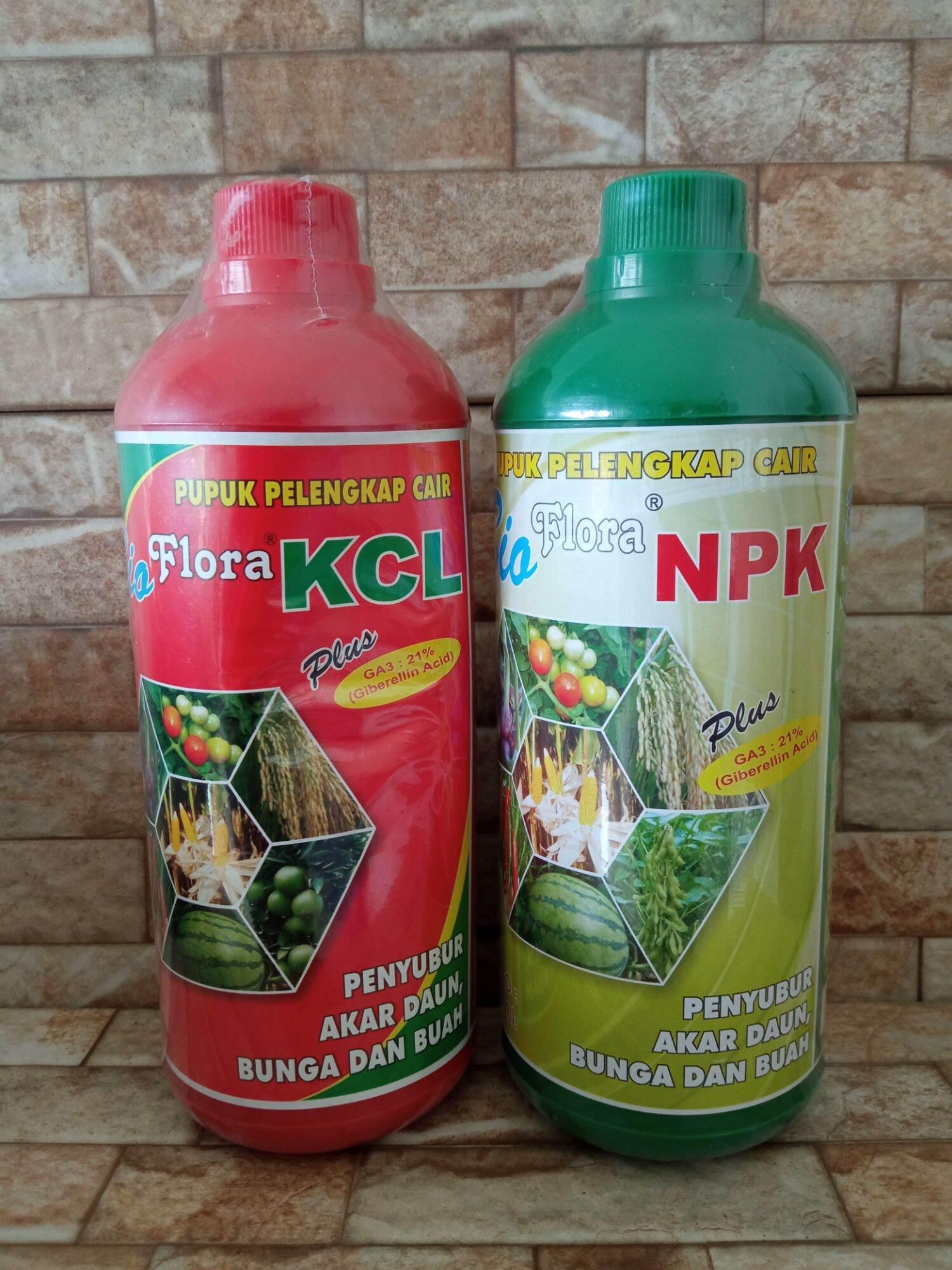 Pupuk Cair Npk Dan Kcl Pupuk Bio Flora Penyubur Akar Daun Bunga Dan