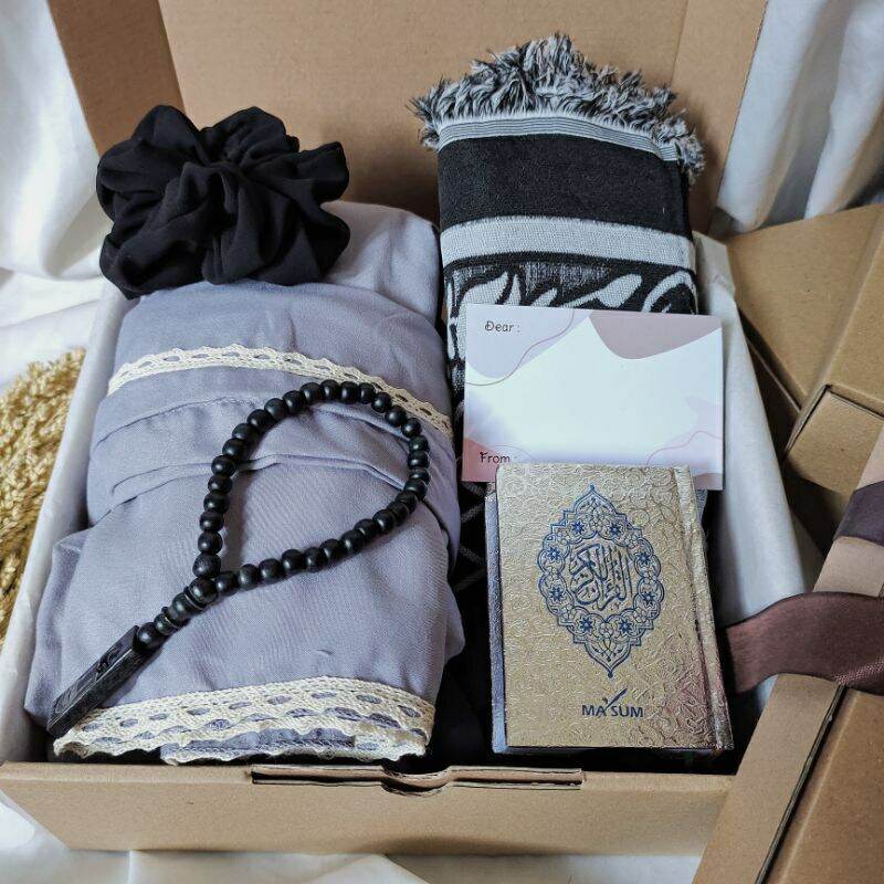 Hampers Cewek Mukena Kado Muslimah Mukena Sajadah Turkey Premium