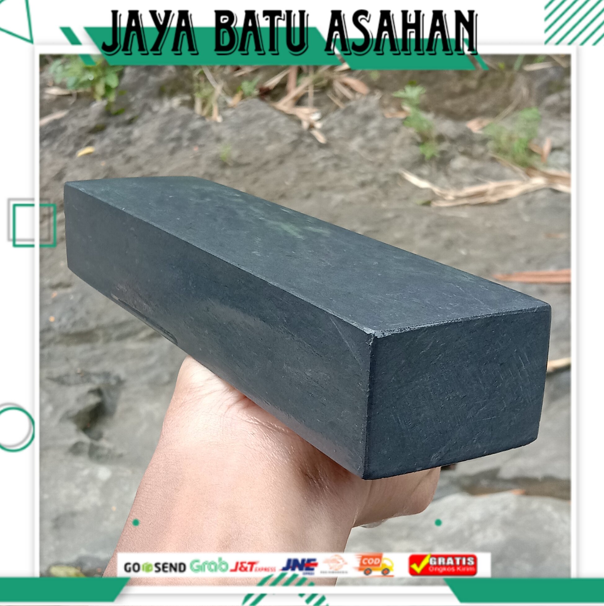 Batu Asahan Asli Alam Grit Ukuran X X Cm Lazada Indonesia