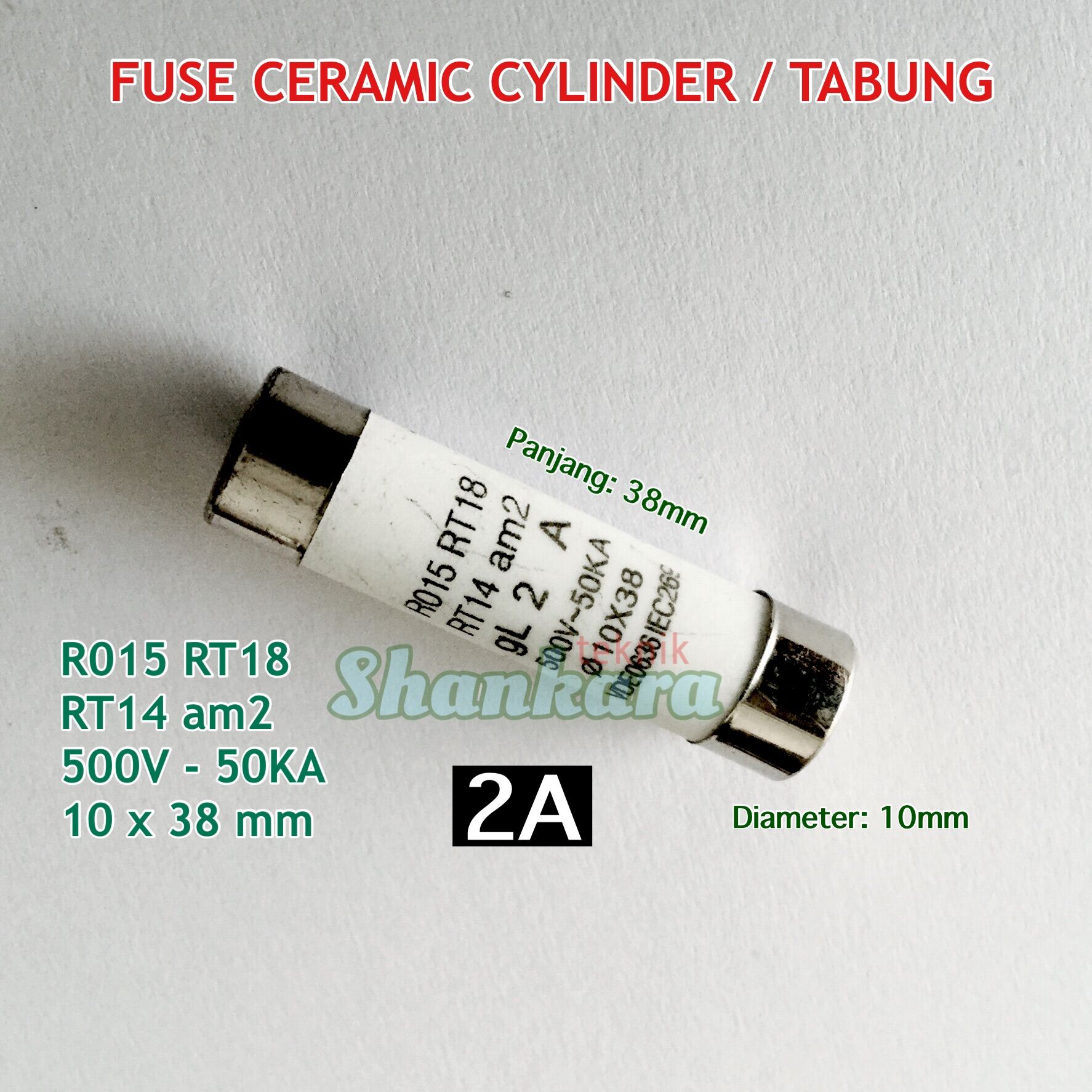 Ceramic Fuse X Mm Cylinder Tabung Keramik R Rt Lazada Indonesia