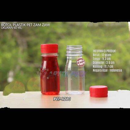 Botol ZAM ZAM 60 Ml Botol Plastik Murah Botol Plastik Botol Kapsul