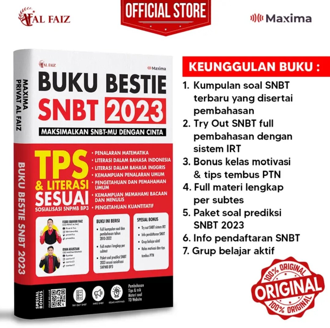 Special Offer Buku Bestie UTBK SNBT 2023 TPS Literasi Materi 7