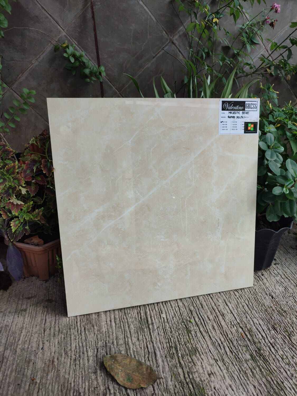 Granite Lantai X Majestic Beige Valentino Gress Kw Lazada