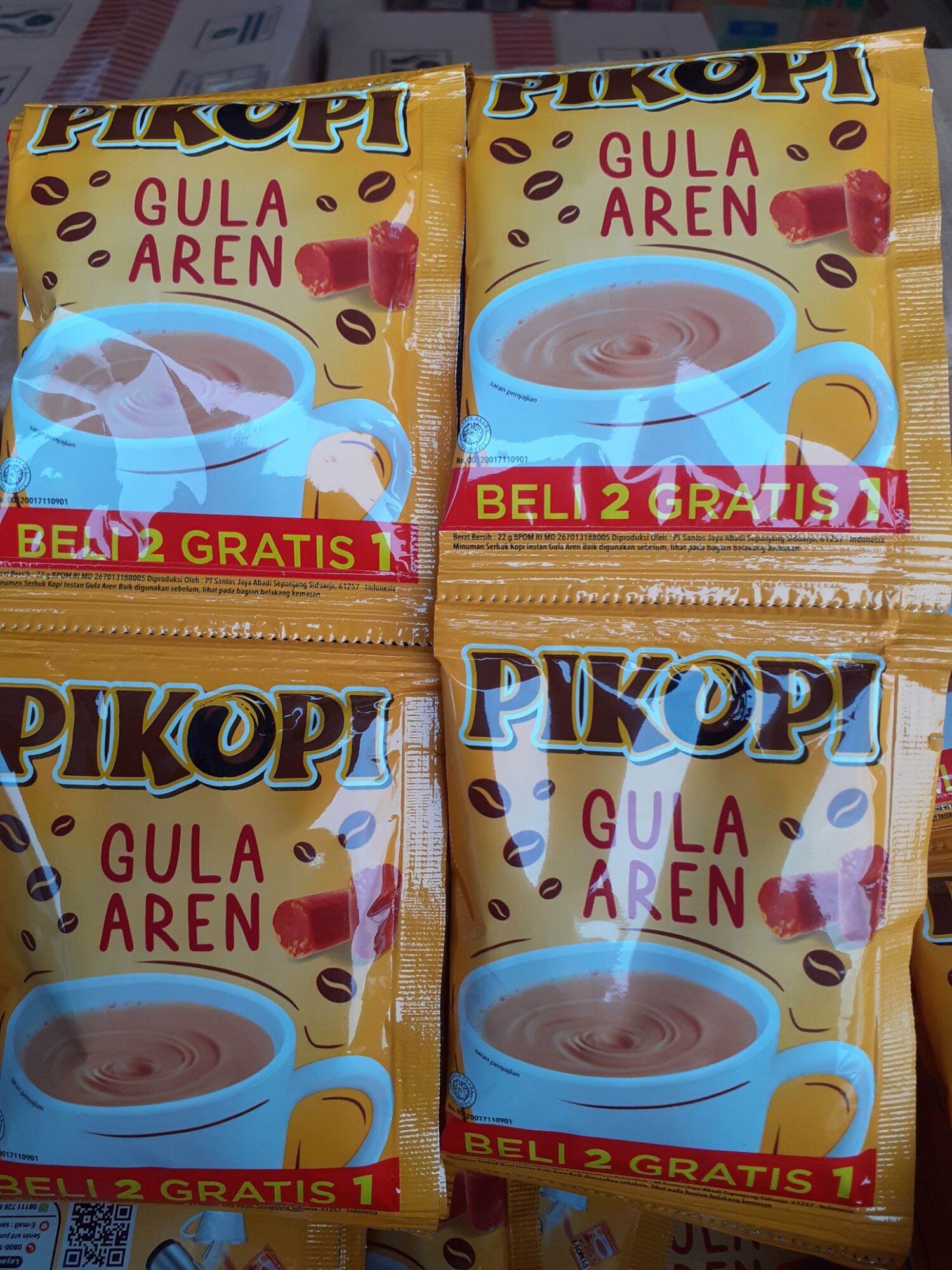 KOPI GULA AREN PIKOPI 1 RENCENG 15 BKS 22 G BELI 2 GRATIS 1 Lazada