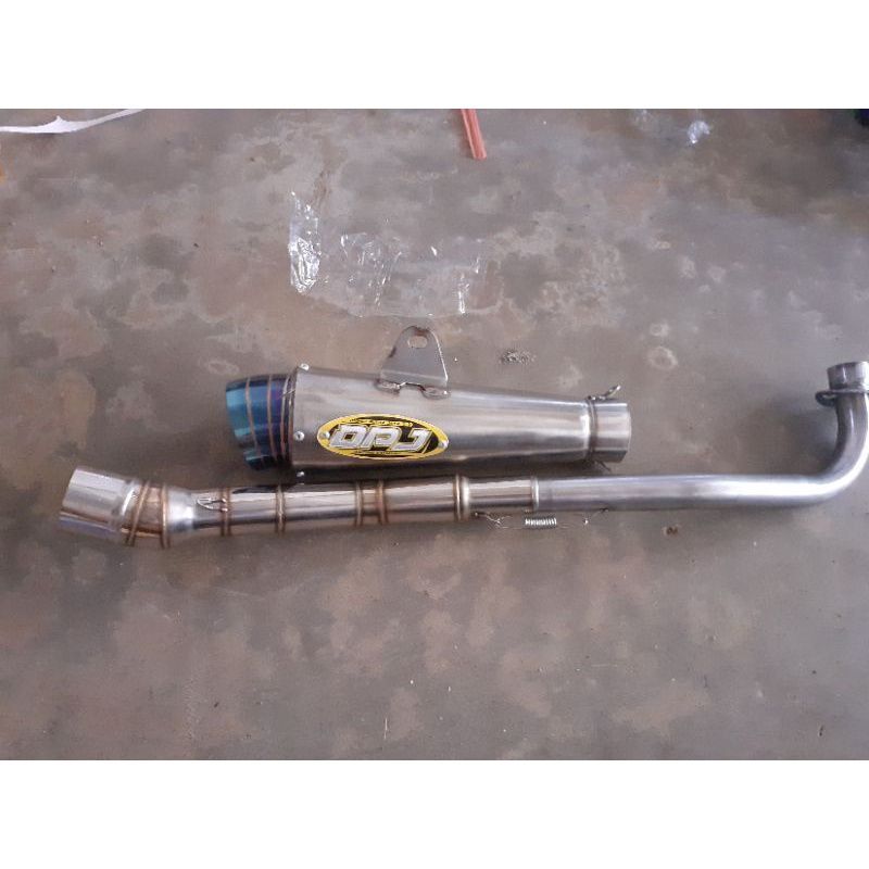 KNALPOT DPJ JIKSAW CORONG BLUE PNP MOTOR ALL BEBEK SUPRA GREND ASTREA